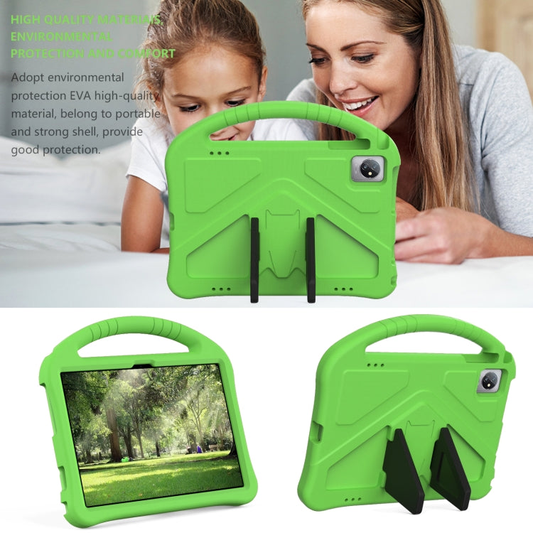 For Teclast M40 Pro 2023 EVA Shockproof Tablet Case with Holder(Green)