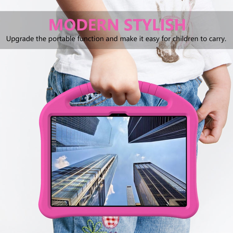 For Teclast M40 Pro 2023 EVA Shockproof Tablet Case with Holder(Rose Red)