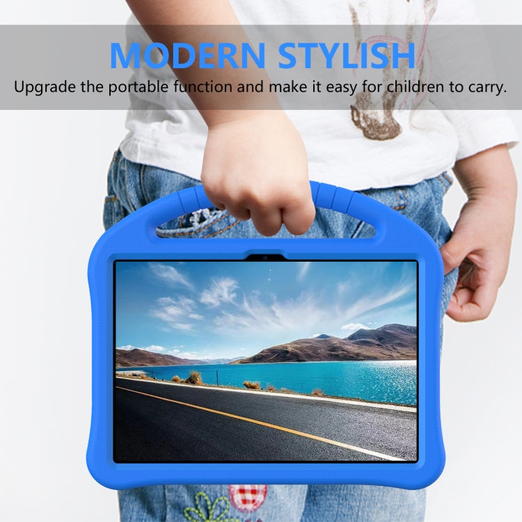 For Teclast M40 2022 EVA Shockproof Tablet Case with Holder(Blue)