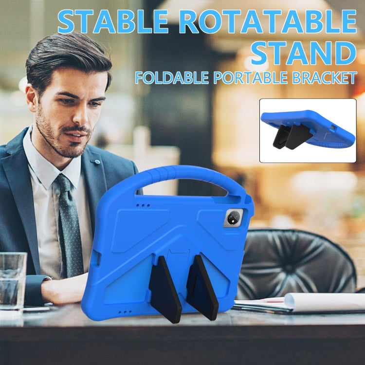 For Teclast M40 2022 EVA Shockproof Tablet Case with Holder(Blue)