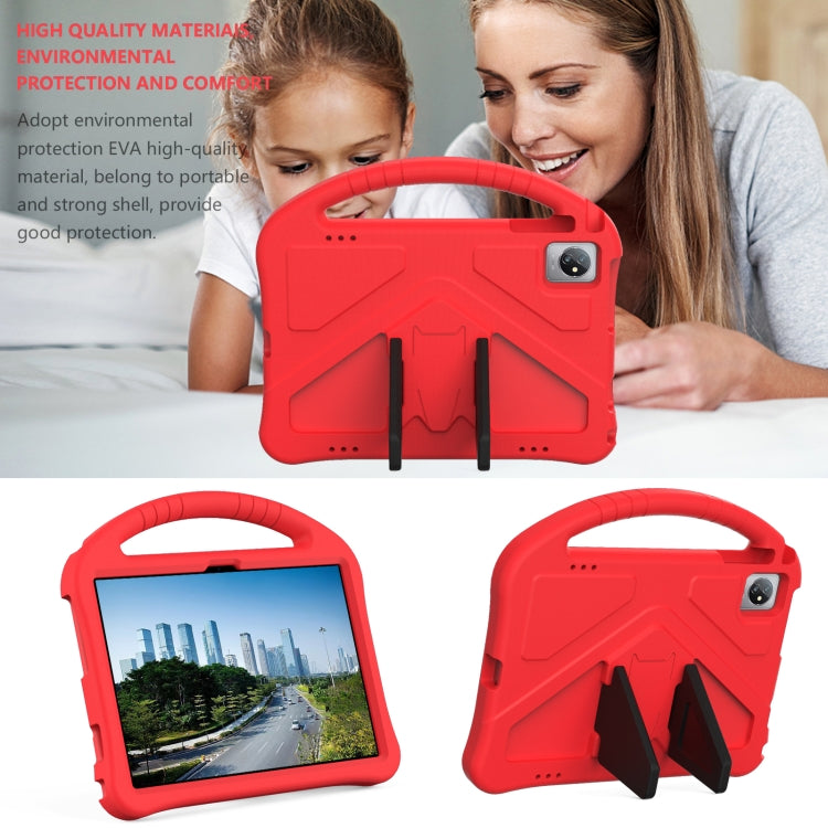 For Teclast M40 2022 EVA Shockproof Tablet Case with Holder(Red)