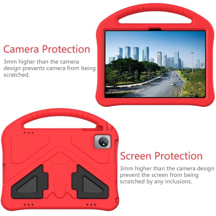 For Teclast M40 2022 EVA Shockproof Tablet Case with Holder(Red)