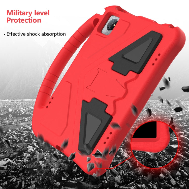 For Teclast M40 2022 EVA Shockproof Tablet Case with Holder(Red)