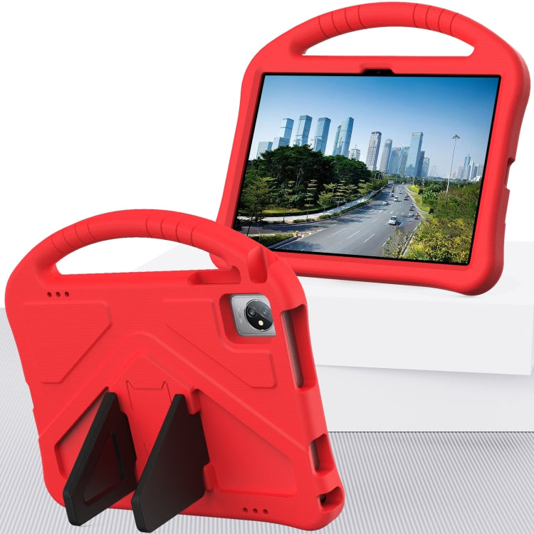 For Teclast M40 2022 EVA Shockproof Tablet Case with Holder(Red)