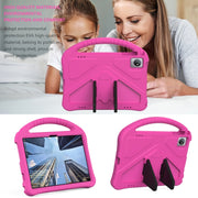 For Teclast M40 2022 EVA Shockproof Tablet Case with Holder(Rose Red)