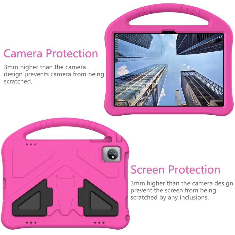 For Teclast M40 2022 EVA Shockproof Tablet Case with Holder(Rose Red)