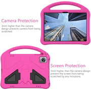 For Teclast M40 2022 EVA Shockproof Tablet Case with Holder(Rose Red)