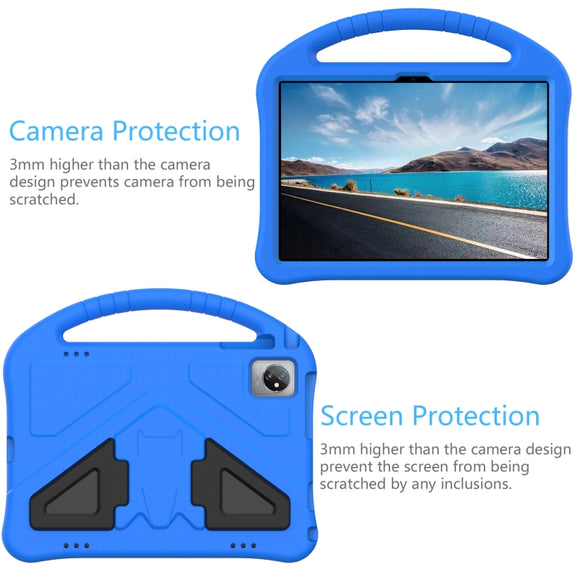 For Blackview Tab 8 WiFi 10.1 2023 EVA Shockproof Tablet Case with Holder(Blue)