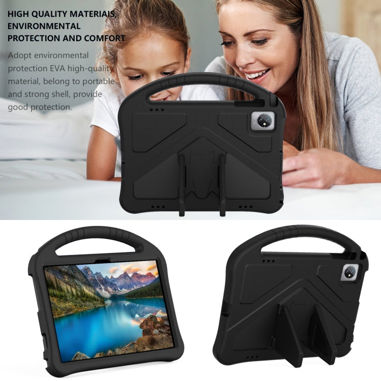 For Blackview Tab 7 WiFi 2022 EVA Shockproof Tablet Case with Holder(Black)