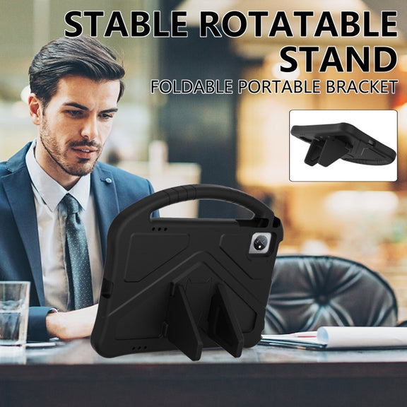 For Blackview Tab 7 WiFi 2022 EVA Shockproof Tablet Case with Holder(Black)