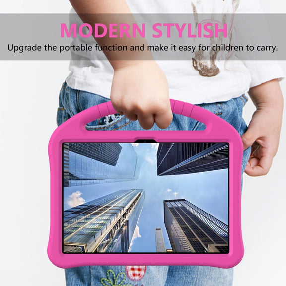 For Blackview OSCAL Pad 60 2022 EVA Shockproof Tablet Case with Holder(Rose Red)