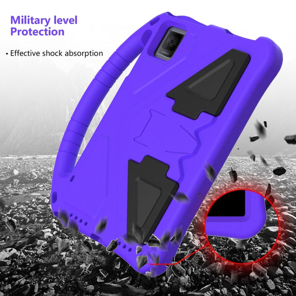 For Blackview Tab 11 WiFi 2023 / SE / 2021 EVA Shockproof Tablet Case with Holder(Purple)