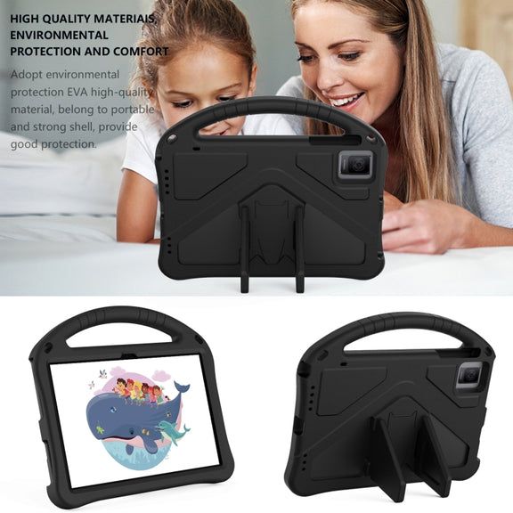 For Blackview Tab 11 WiFi 2023 / SE / 2021 EVA Shockproof Tablet Case with Holder(Black)