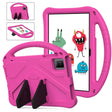 For Blackview Tab 11 WiFi 2023 / SE / 2021 EVA Shockproof Tablet Case with Holder(Rose Red) - Others by PMC TechLife | Online Shopping South Africa | PMC TechLife