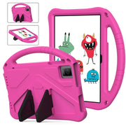 For Blackview Tab 11 WiFi 2023 / SE / 2021 EVA Shockproof Tablet Case with Holder(Rose Red)