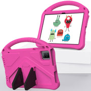 For Blackview Tab 11 WiFi 2023 / SE / 2021 EVA Shockproof Tablet Case with Holder(Rose Red)