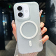 For iPhone 16 Plus Transparent TPU Hybrid PC Magsafe Phone Case(White) - free shipping - PMC TechLife - Order now!