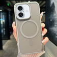 For iPhone 16 Plus Transparent TPU Hybrid PC Magsafe Phone Case(Grey) - free shipping - PMC TechLife - Order now!