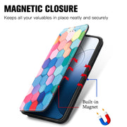For Xiaomi 14 Pro CaseNeo Colorful Magnetic Leather Phone Case(Colorful Cube)