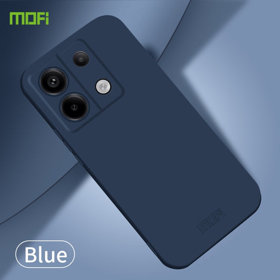 For Xiaomi Redmi Note 13 MOFI Qin Series Skin Feel All-inclusive PC Phone Case(Blue)