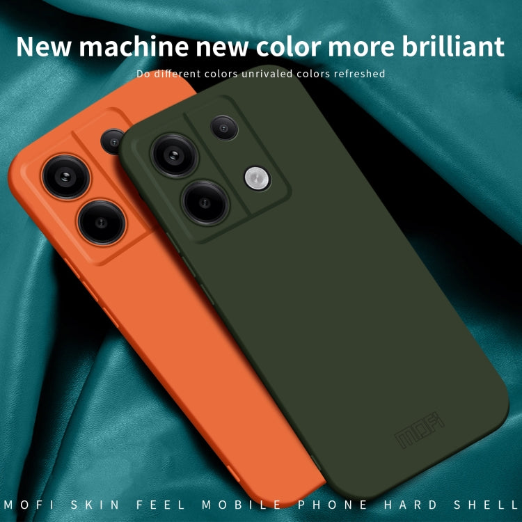 For Xiaomi Redmi Note 13 MOFI Qin Series Skin Feel All-inclusive PC Phone Case(Blue)