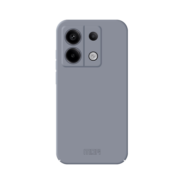 For Xiaomi Redmi Note 13 5G MOFI Qin Series Skin Feel All-inclusive PC Phone Case(Gray)