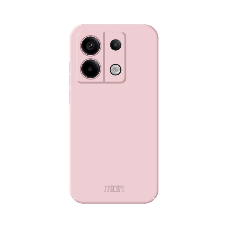 For Xiaomi Redmi Note 13 5G MOFI Qin Series Skin Feel All-inclusive PC Phone Case(Pink)