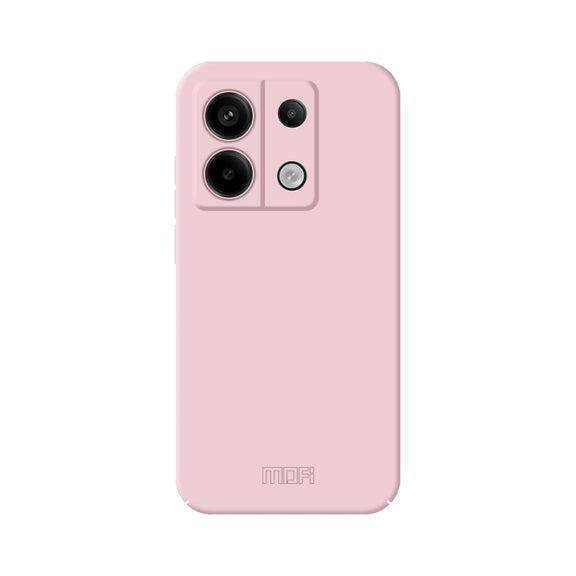 For Xiaomi Redmi Note 13 5G MOFI Qin Series Skin Feel All-inclusive PC Phone Case(Pink)