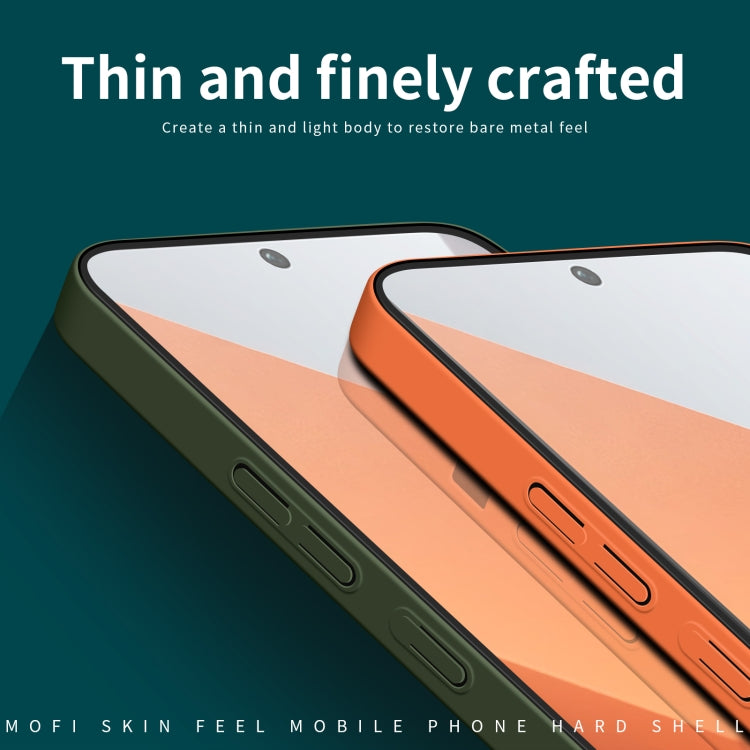 For Xiaomi Redmi Note 13 Pro+ MOFI Qin Series Skin Feel All-inclusive PC Phone Case(Blue)