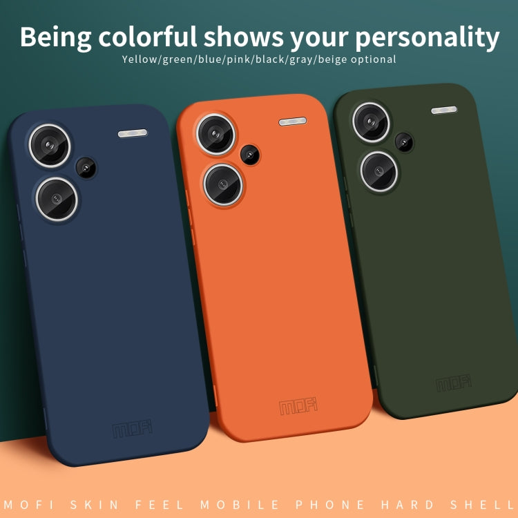 For Xiaomi Redmi Note 13 Pro+ MOFI Qin Series Skin Feel All-inclusive PC Phone Case(Blue)