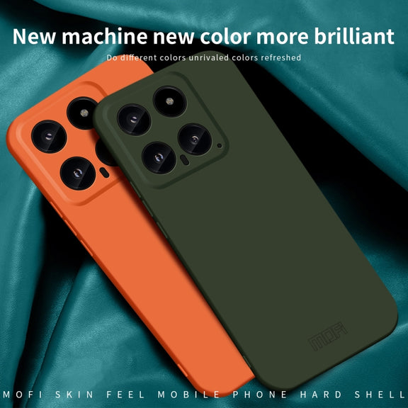 For Xiaomi 14 MOFI Qin Series Skin Feel All-inclusive PC Phone Case(Blue)