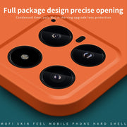 For Xiaomi 14 MOFI Qin Series Skin Feel All-inclusive PC Phone Case(Blue)