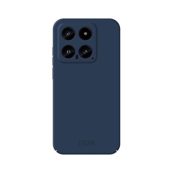 For Xiaomi 14 MOFI Qin Series Skin Feel All-inclusive PC Phone Case(Blue)