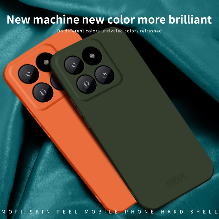 For Xiaomi 14 Pro MOFI Qin Series Skin Feel All-inclusive PC Phone Case(Black)