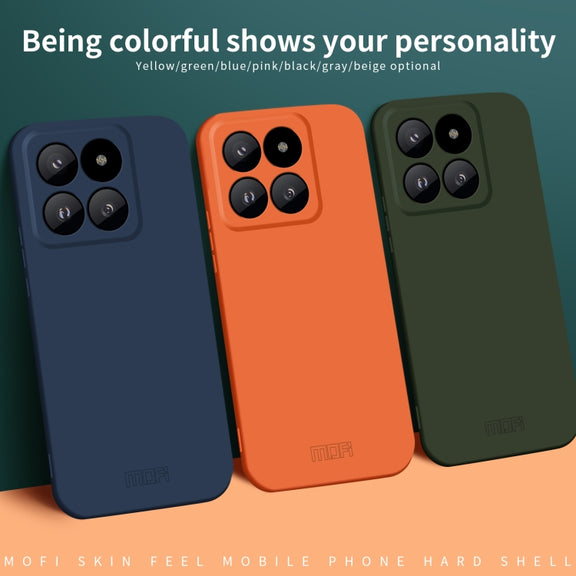 For Xiaomi 14 Pro MOFI Qin Series Skin Feel All-inclusive PC Phone Case(Black)