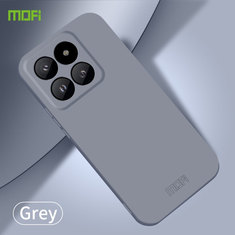For Xiaomi 14 Pro MOFI Qin Series Skin Feel All-inclusive PC Phone Case(Gray)