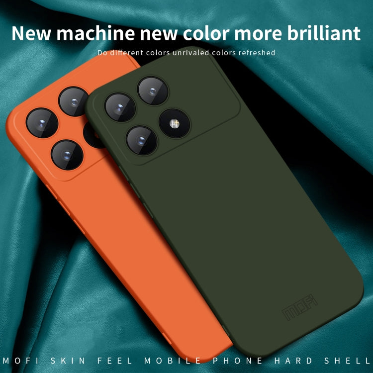 For Xiaomi Redmi K70E MOFI Qin Series Skin Feel All-inclusive PC Phone Case(Blue)
