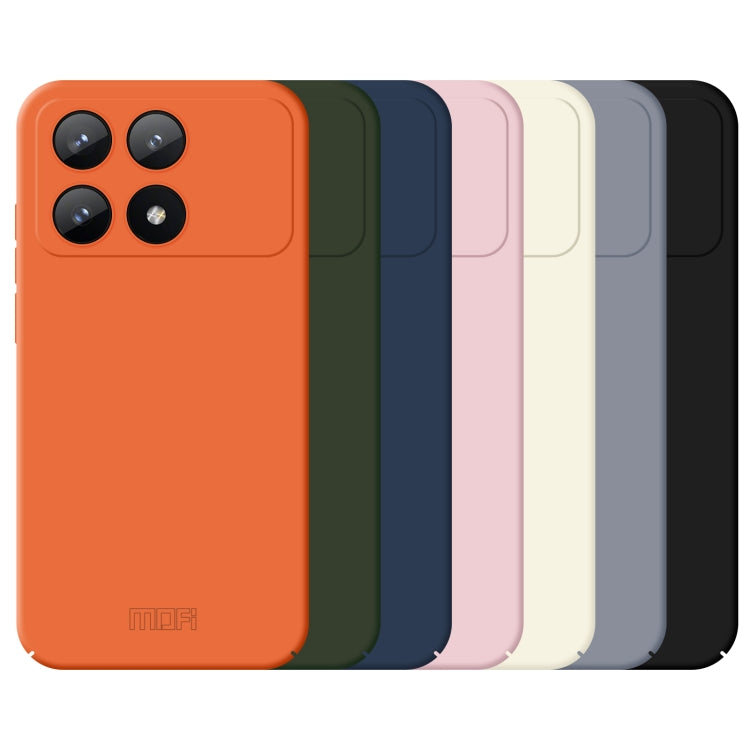 For Xiaomi Redmi K70E MOFI Qin Series Skin Feel All-inclusive PC Phone Case(Blue)