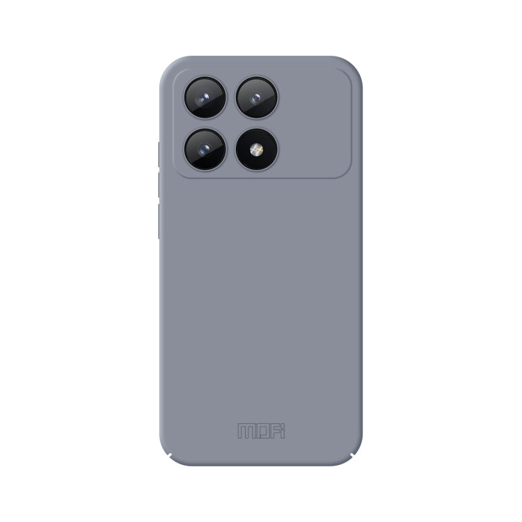 For Xiaomi Redmi K70E MOFI Qin Series Skin Feel All-inclusive PC Phone Case(Gray)