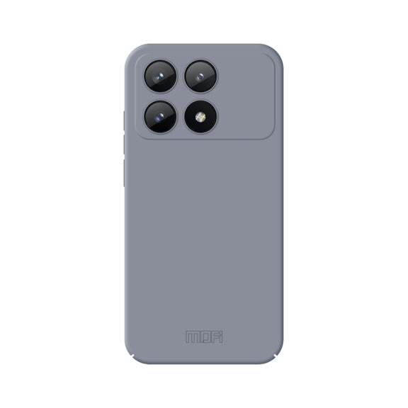 For Xiaomi Redmi K70E MOFI Qin Series Skin Feel All-inclusive PC Phone Case(Gray)