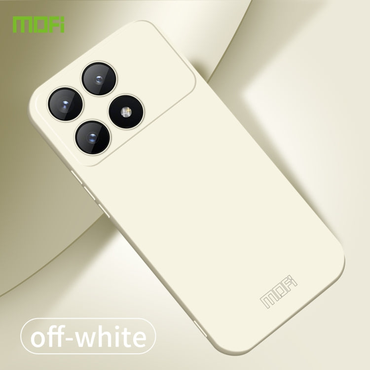 For Xiaomi Redmi K70E MOFI Qin Series Skin Feel All-inclusive PC Phone Case(Beige)