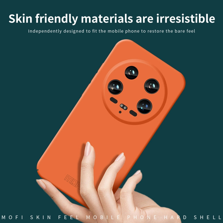 For Xiaomi 14 Ultra MOFI Qin Series Skin Feel All-inclusive PC Phone Case(Black)