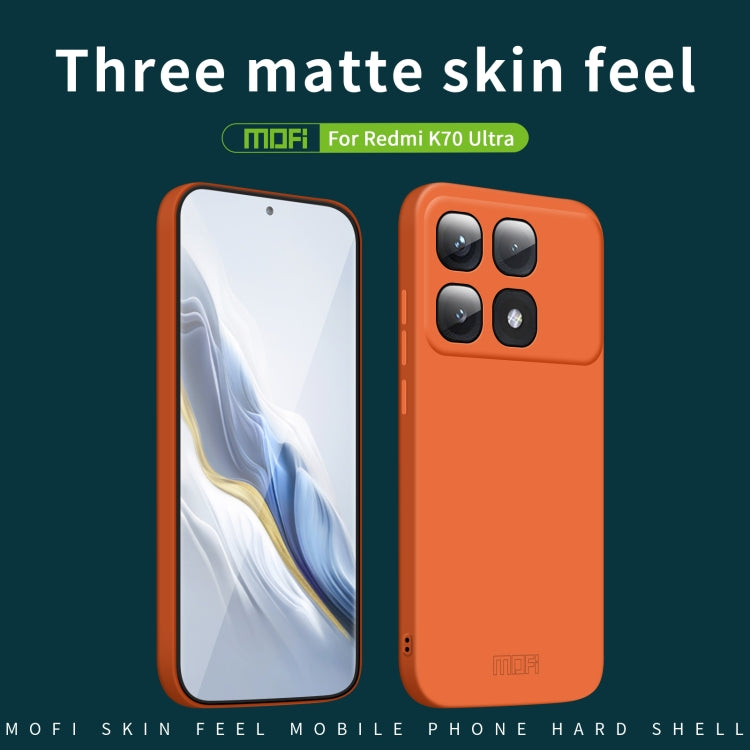 For Xiaomi Redmi K70 Ultra MOFI Qin Series Skin Feel All-inclusive PC Phone Case(Black)