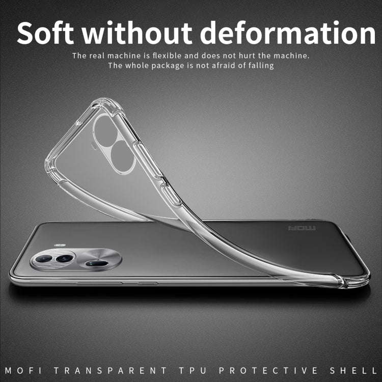 For OPPO Reno11 China MOFI Ming Series Ultra-thin TPU Phone Case(Transparent)