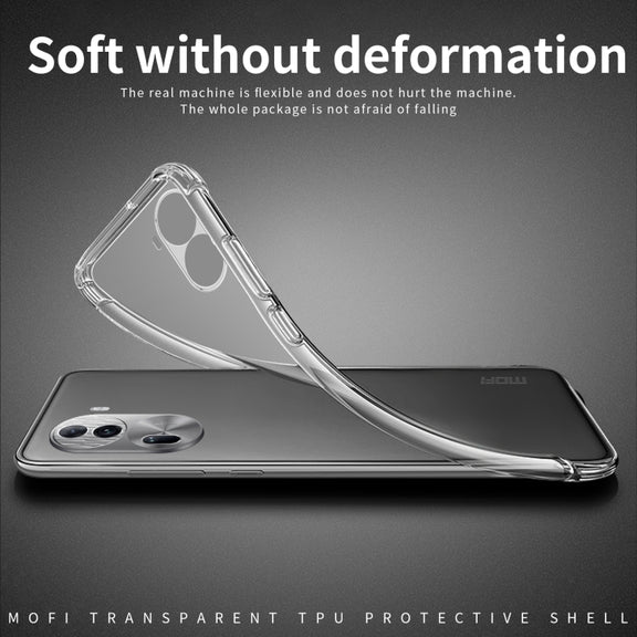 For OPPO Reno11 China MOFI Ming Series Ultra-thin TPU Phone Case(Transparent)