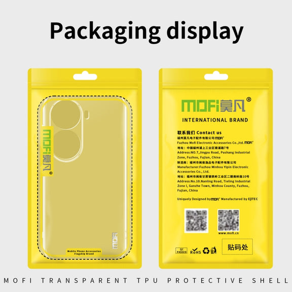 For OPPO Reno11 China MOFI Ming Series Ultra-thin TPU Phone Case(Transparent)