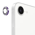 For iPhone 16e ENKAY AR Anti-reflection Individual Diamond Ring Camera Lens Glass Full Film(Deep Purple) - free shipping - PMc TechLife - Order now!
