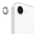 For iPhone 16e ENKAY AR Anti-reflection Individual Diamond Ring Camera Lens Glass Full Film(Light Purple) - free shipping - PMc TechLife - Order now!