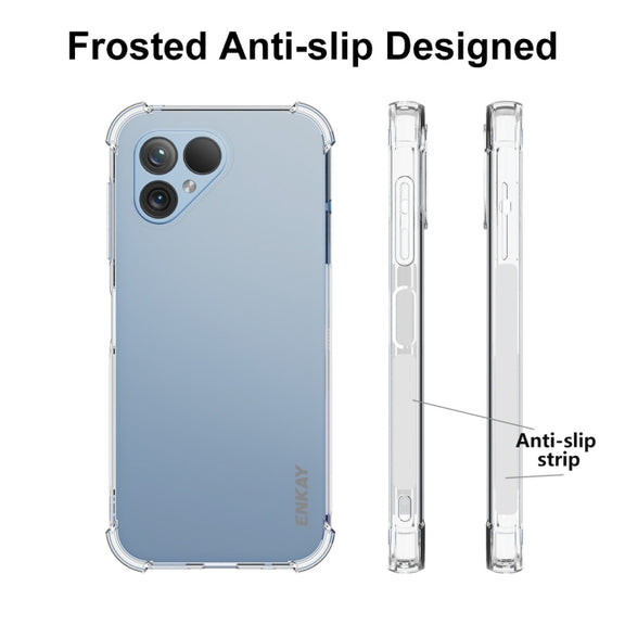 For Fairphone 5 ENKAY Hat-Prince Transparent TPU Shockproof Phone Case
