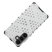 For Samsung Galaxy S24+ 5G Shockproof Honeycomb Phone Case(Red)